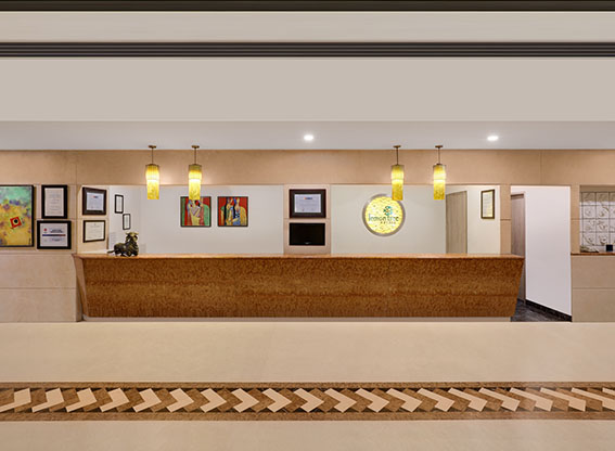 Hotel Indore Reception area